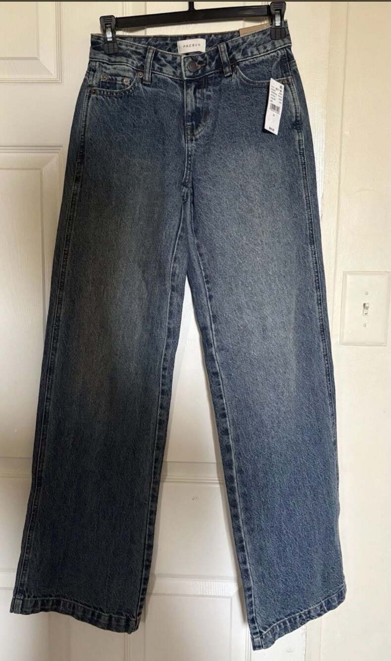 Casey Low Rise Baggy Jeans Dark Indigo Tint